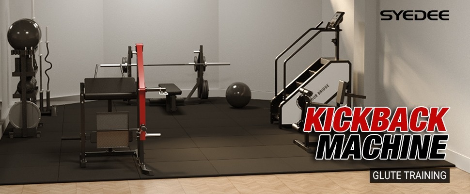 syedee Kickback Machine, Glute Training Machine, Hip Thrust Machine for  Butt Muscle, Hamstrings and Quadriceps, Power Bench Home Gym Equipment