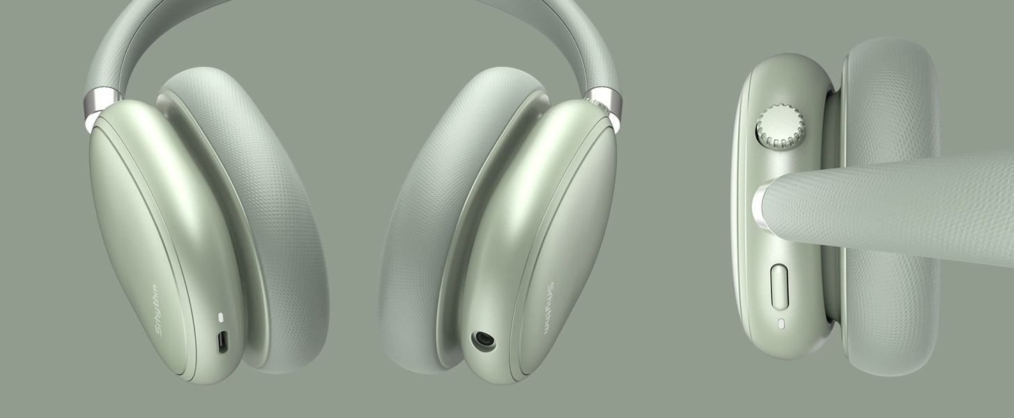 Srhythm NiceComfort 95 Auriculares híbridos con cancelación de ruido,  auriculares Bluetooth inalámbricos con modo de transparencia, sonido HD