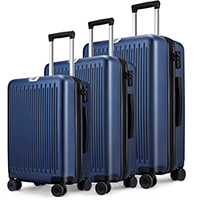 Luggage Sets 3 Piece Suitcase Set 20/24/28,Carry on Luggage Airline  Approved,Hard Case with Spinner Wheels - Bed Bath & Beyond - 38422008