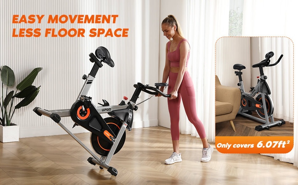 UPGO Indoor Cycling Bike Magnetic Stationary Bike Cycle Bike