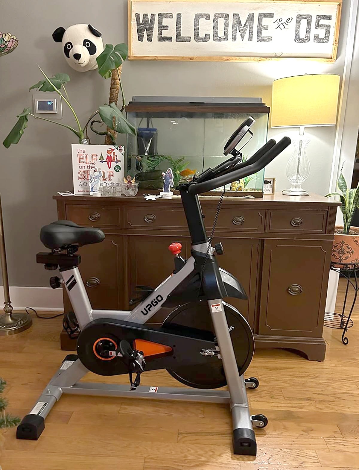 UPGO Indoor Cycling Bike Magnetic Stationary Bike Cycle Bike