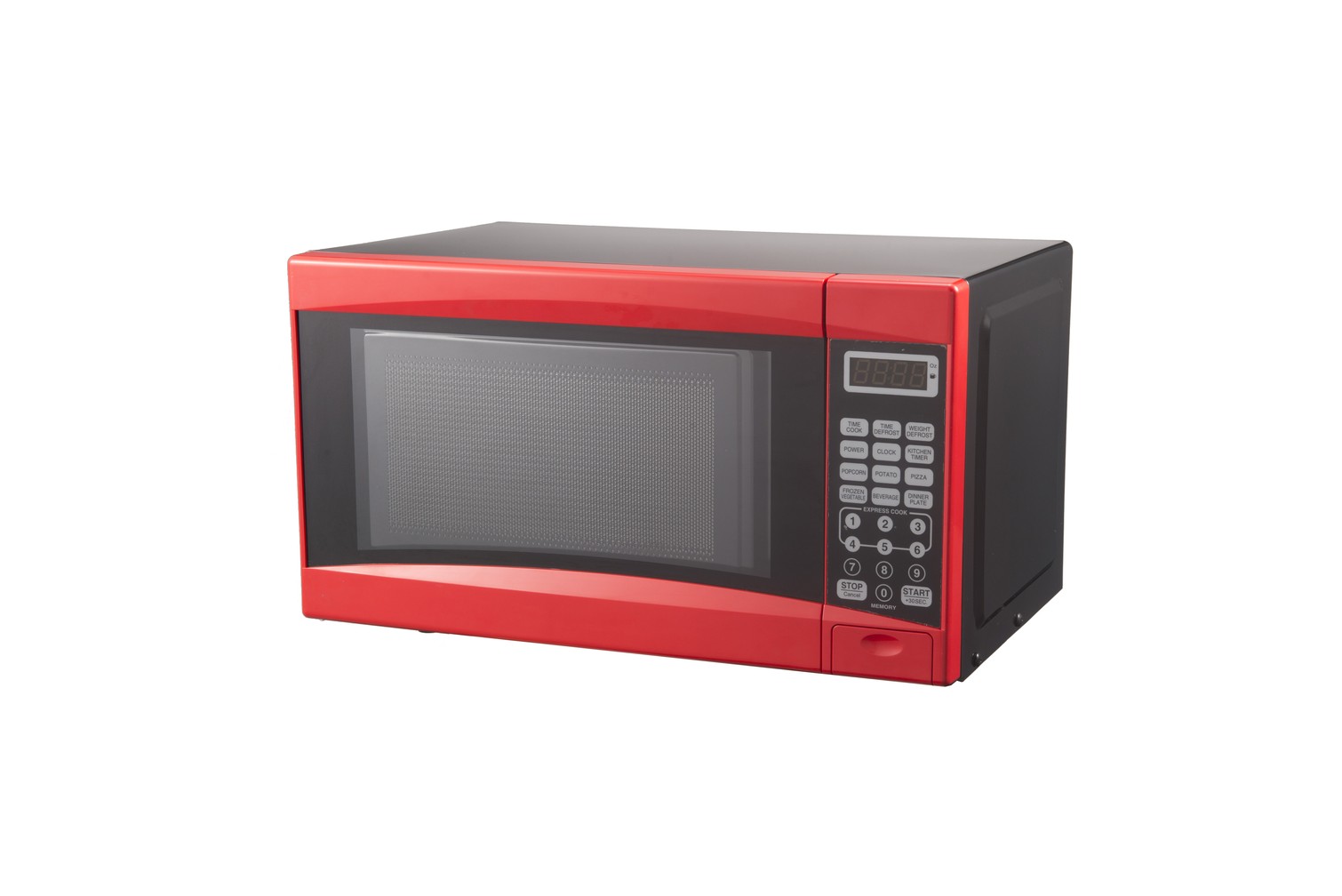 Mainstays 0.7 cu. ft. Countertop Microwave Oven, 700 Watts, Red, New 