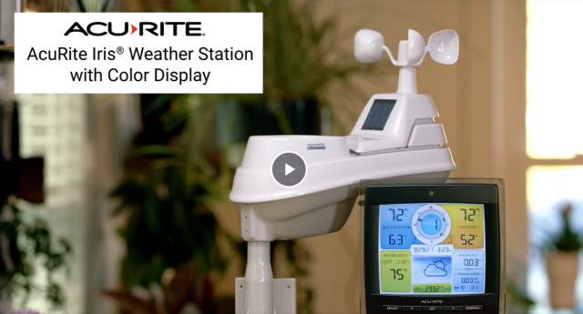 Acurite Acu-Rite 5-in-1 Wireless Color Wind and Rain Professional