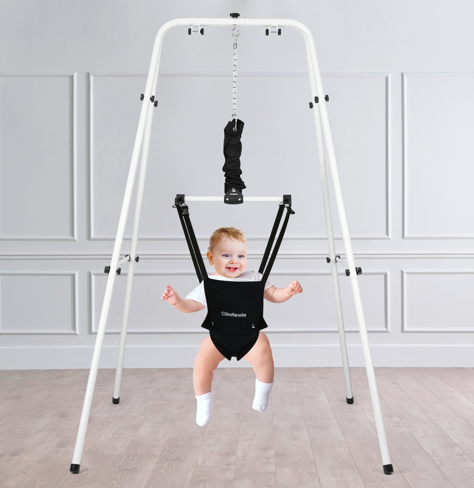 Baby 2 in 1 Exerciser Jumper Bouncer for Active Babies with Super Stand