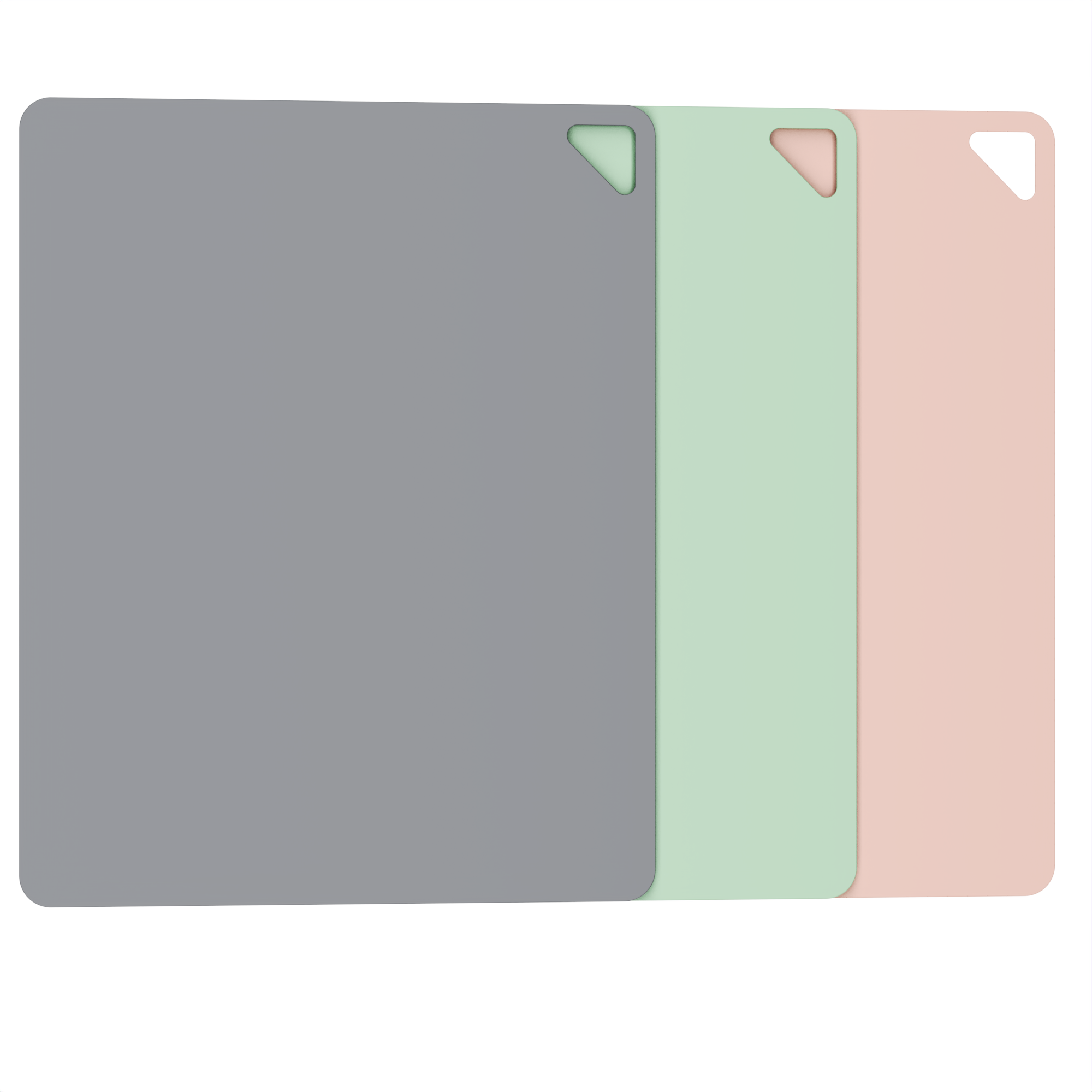 July Home Extra Thin Flexible Cutting Boards (Green / Blue / Lilac)