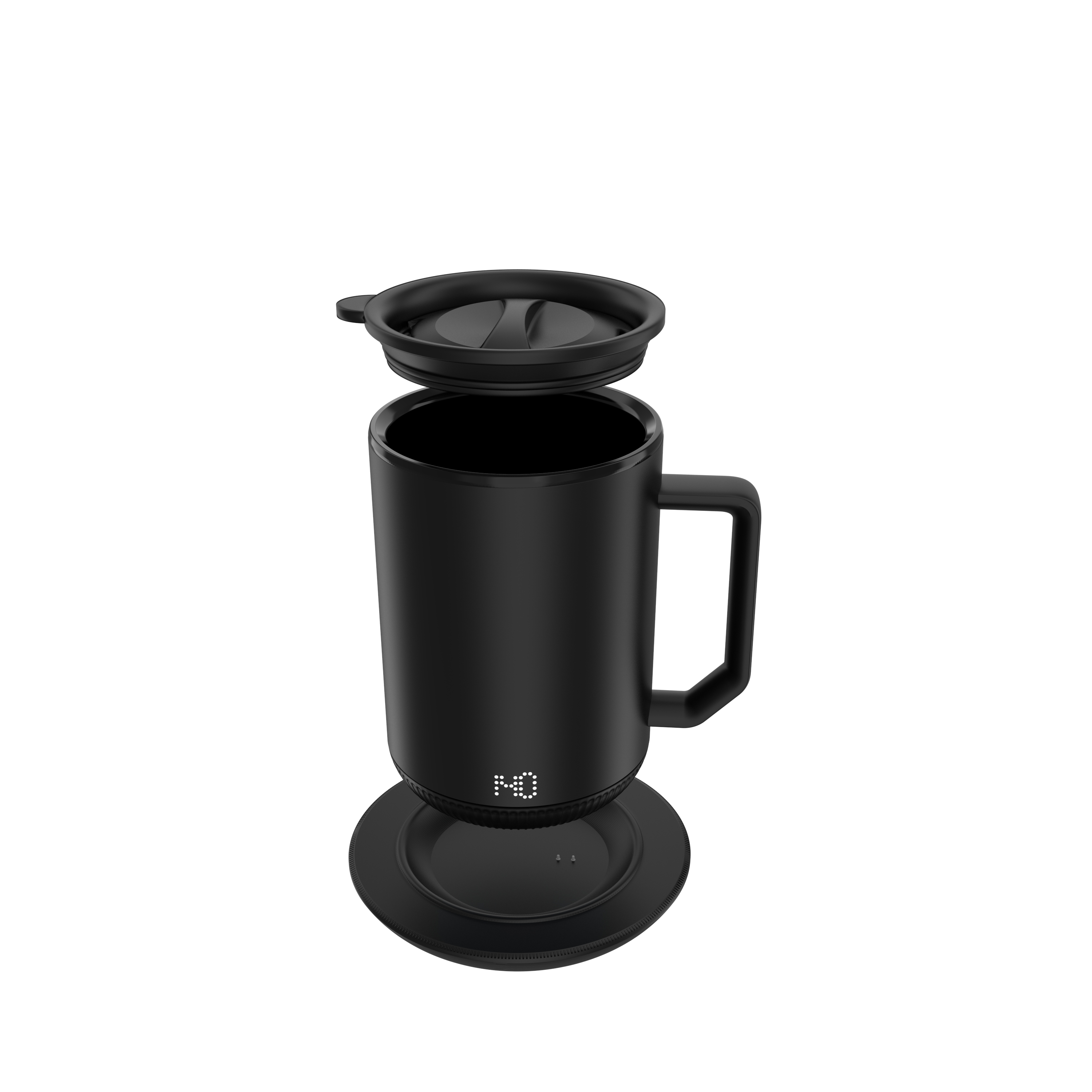Stainless Steel Mug Warmer With Lid - Usb Powered, Self Heating Coffee Mug  For Office And Home - Perfect Coffee Gift - Temu Spain