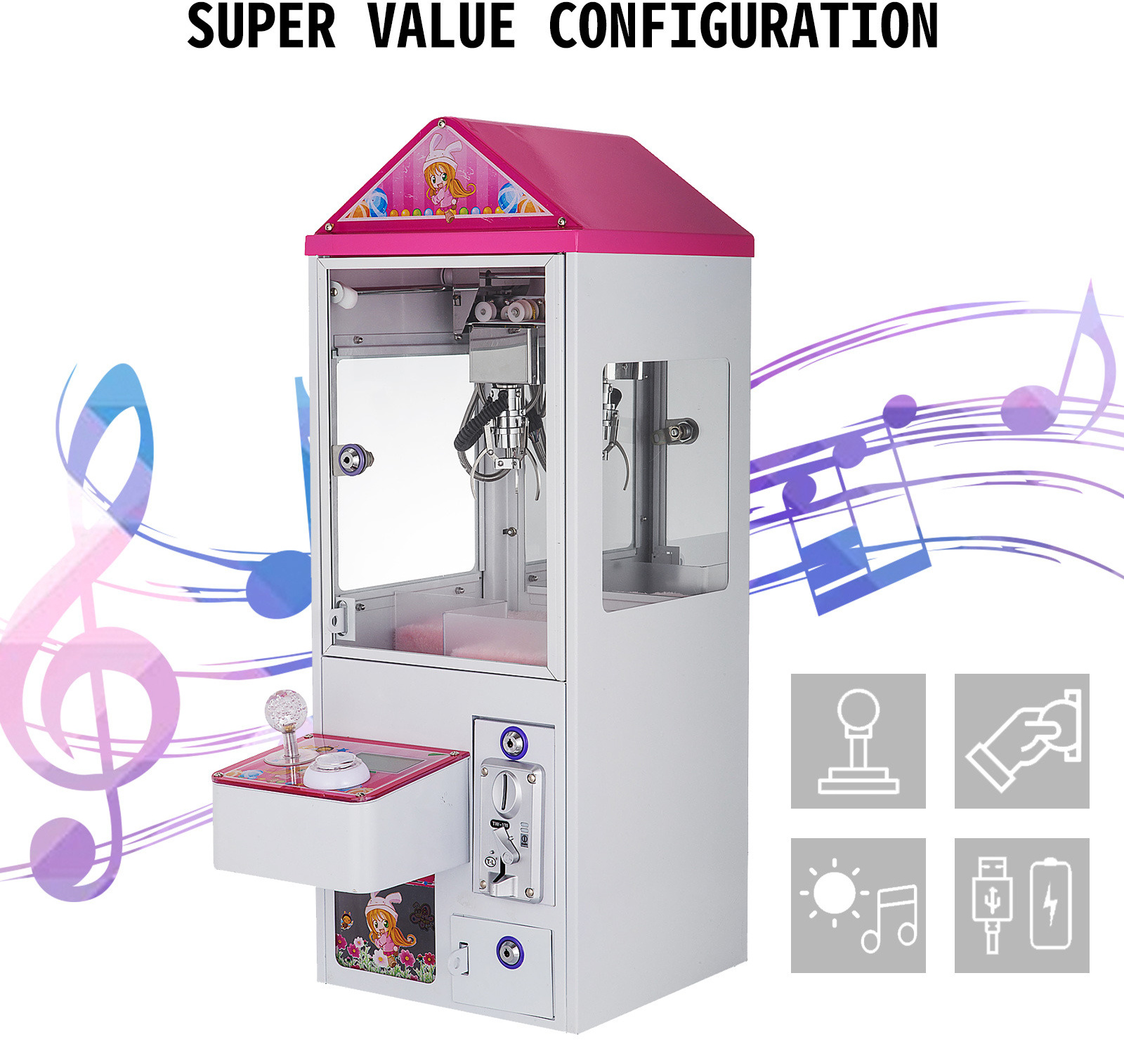 Kids Loved Cheap Mini Crane Claw Machine for Sale - China Mini Crane Claw  Machine and Mini Claw Machine price