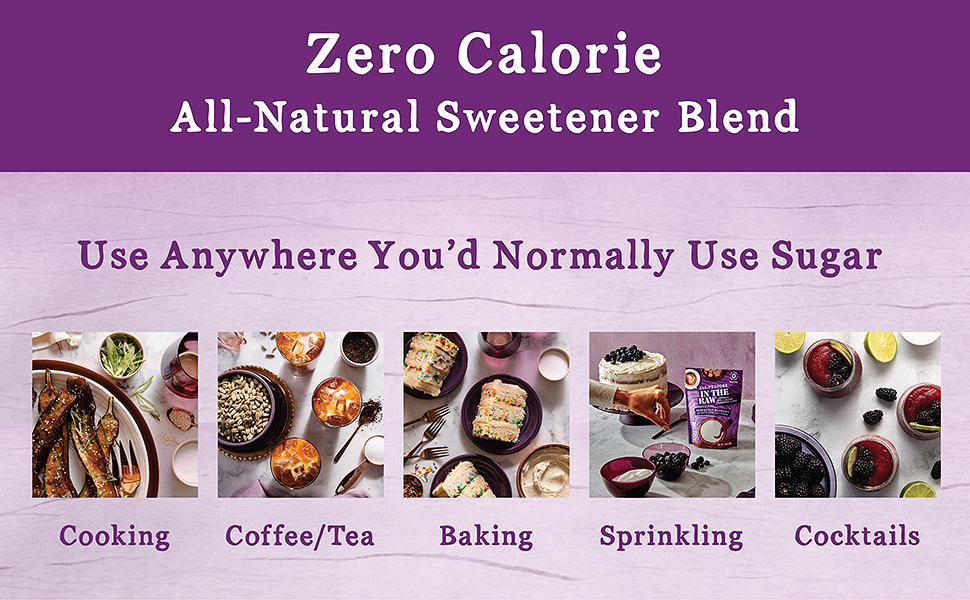 All-Purpose In The Raw Optimal Zero Calorie Sweetener Blend, Sugar  Substitute, 14 oz 