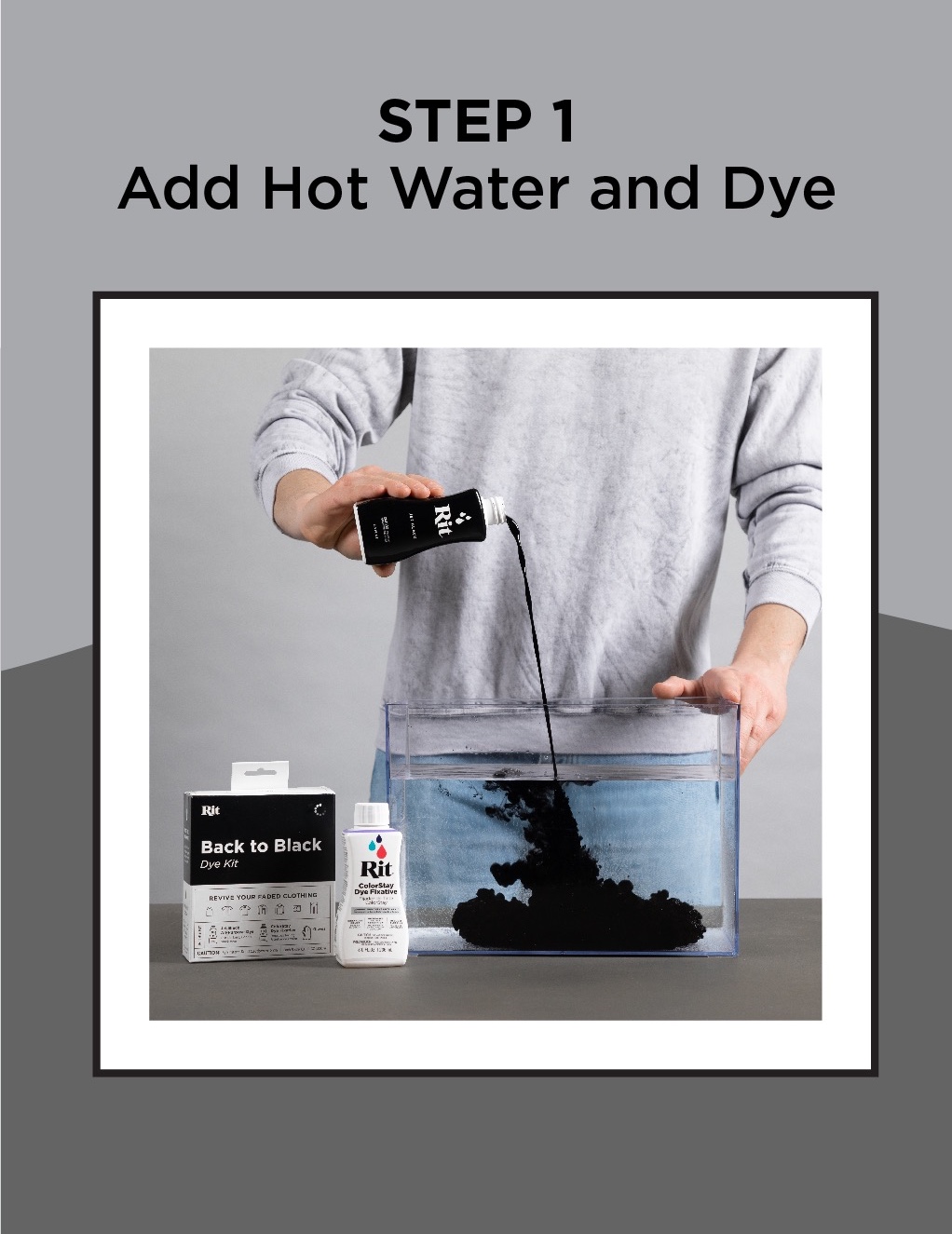 Rit Dye - Back To Black Dye Kit – SewProCrafts Ltd