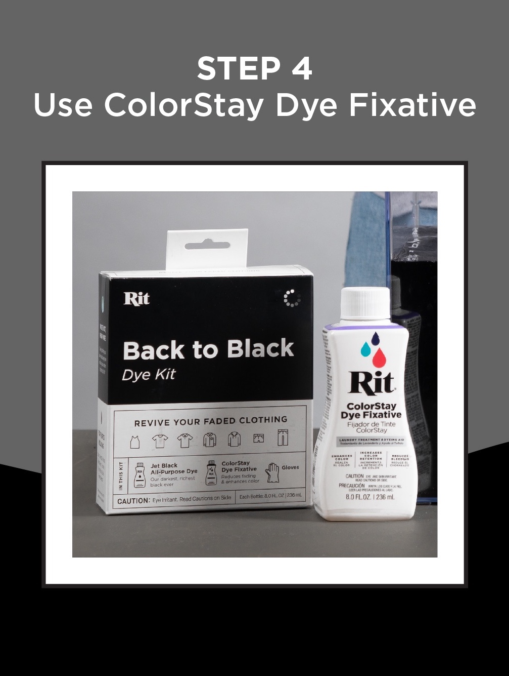 Rit Back to Black Dye Kit 