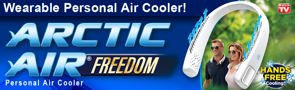 Arctic Air Freedom® - The Wearable Personal Air Cooler! Stay Cool & Keep  Your Hands Free…ANYwhere!