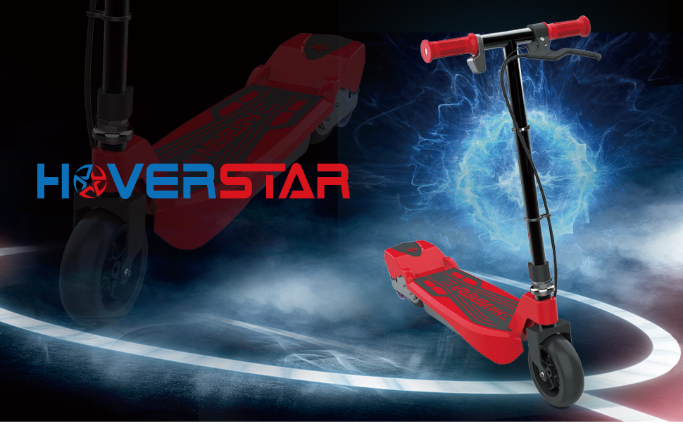 hoverstar electric kick start scooter for kids