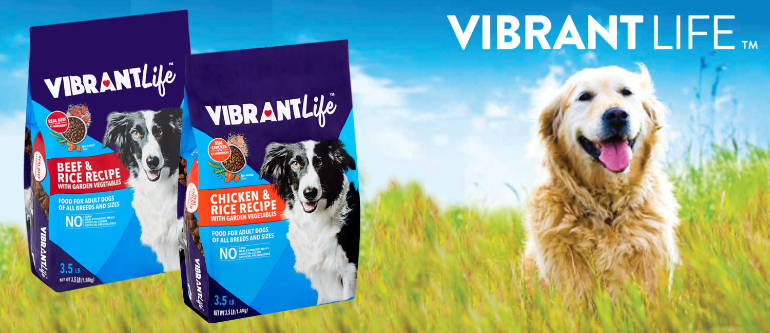 Vibrant Life Dry Dog Food Beef Rice Recipe With Garden Vegetables 30 Lbs Walmart Com Walmart Com
