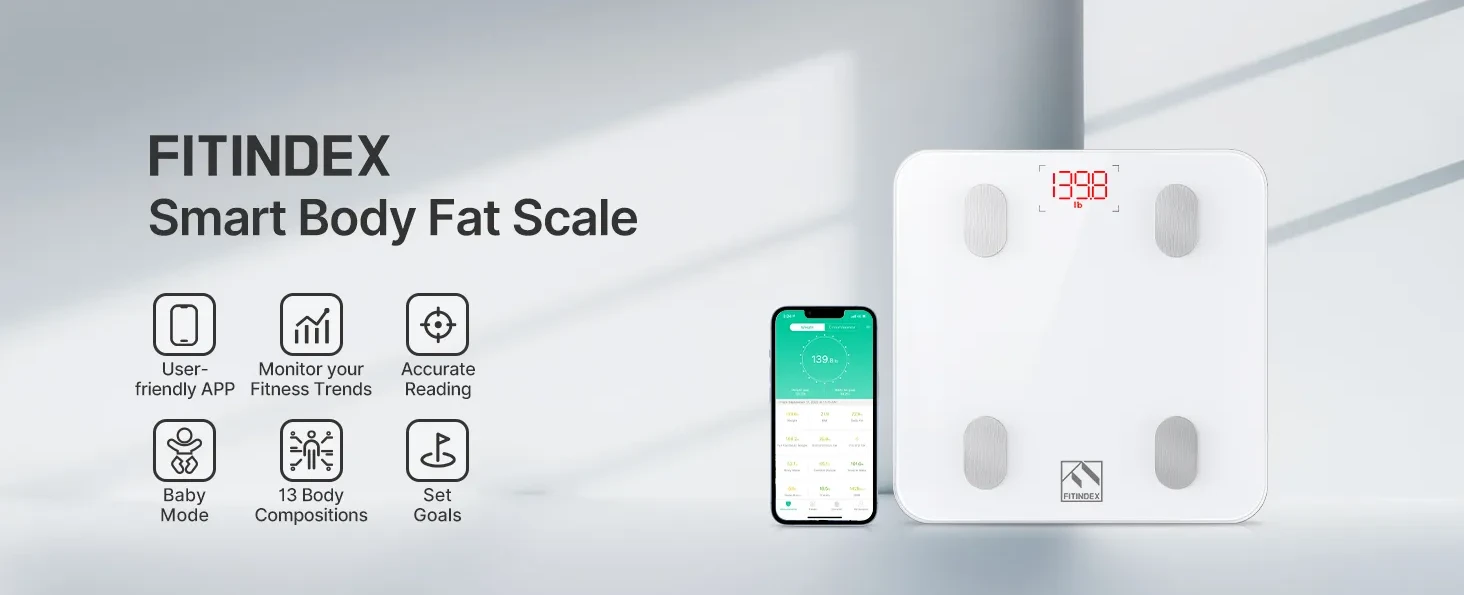Fitindex Food Scale with Timer Smart App