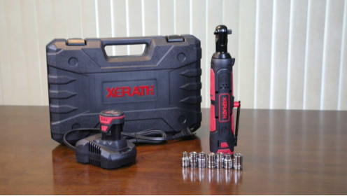 Xerath Cordless Drill/Driver Kit, 48pcs Drill Set Lithium-Ion Battery Brushes Tape Measure - 12V Max Drill 280 in-lb Torque, 18+1 Metal Clutch, 3/8