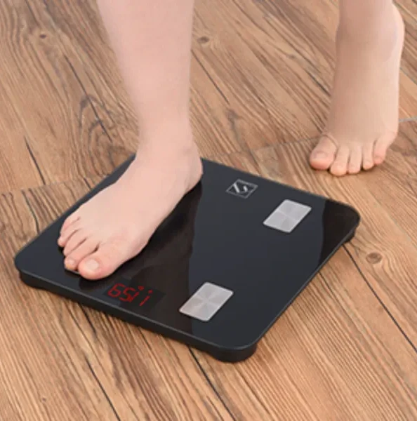 Adoric Black 10.2 electrode piece Bluetooth fat scale MINI %