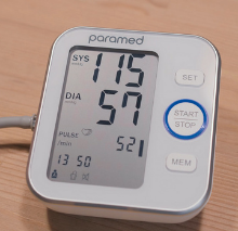 Blood Pressure and Heart Rate Monitor Paramed B22