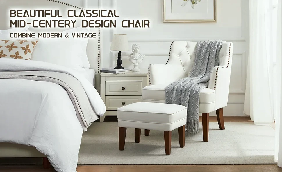 Master bedroom discount chair and ottoman