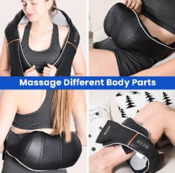  MoCuishle Neck Shoulder Back Massager with Heat - Shiatsu Neck  Massager Present, Gift for Men/Women/Mom/Dad - Deep Kneading Massage for  Neck, Back, Shoulder, Waist, Leg, Feet and Muscle : Health 