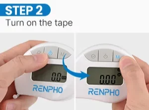 RENPHO Smart Tape Measure with App, Small Bluetooth Measuring Tape