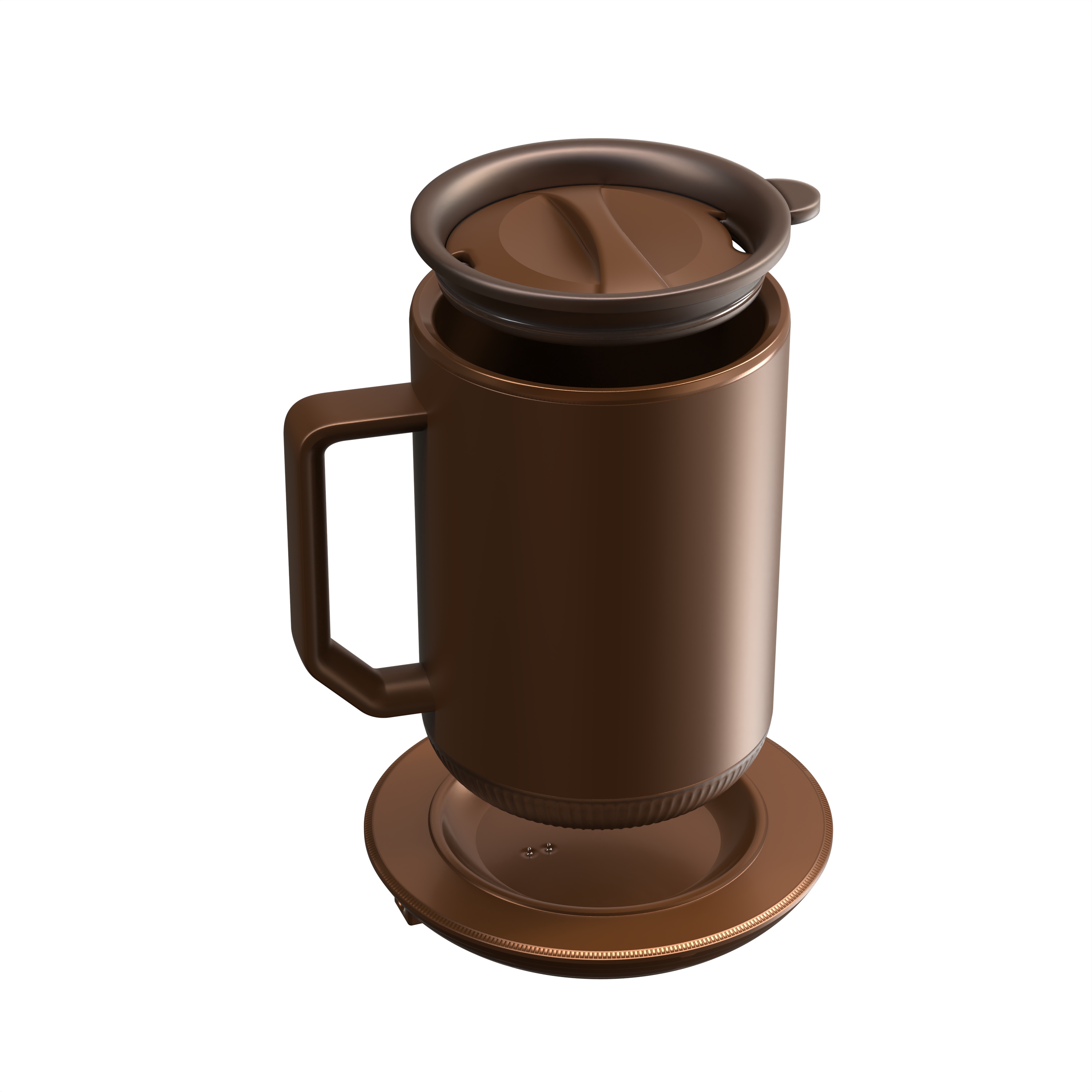 Smart Mug Warmer Set with Mug and Lid Auto Shut Off Heated Mug Coasterۚ