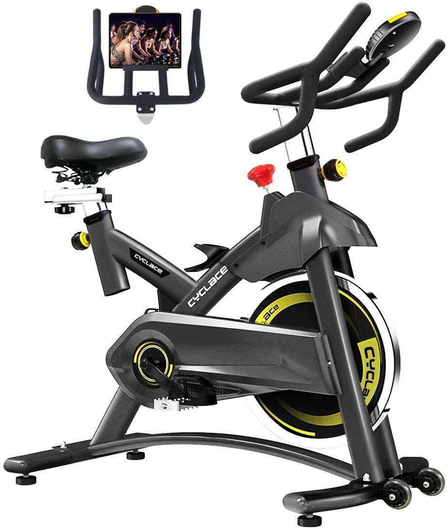 Cyclase Exercise Bike Stationary 330 Lbs Weight Capacity Indoor Cycling Bike With Tablet Holder And Lcd Monitor For Home Workout Walmart Walmart 