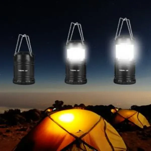 Lichamp Led Lantern Camping Light, 4 Pack Battery Operated Lanterns for  Power Outages Indoor Emergency Outdoor Camping Hiking Kit, J004GY