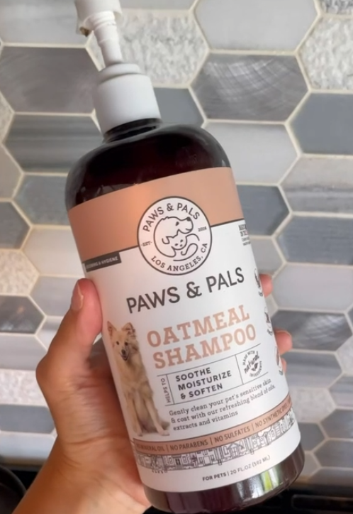 Paws and pals oatmeal hot sale shampoo