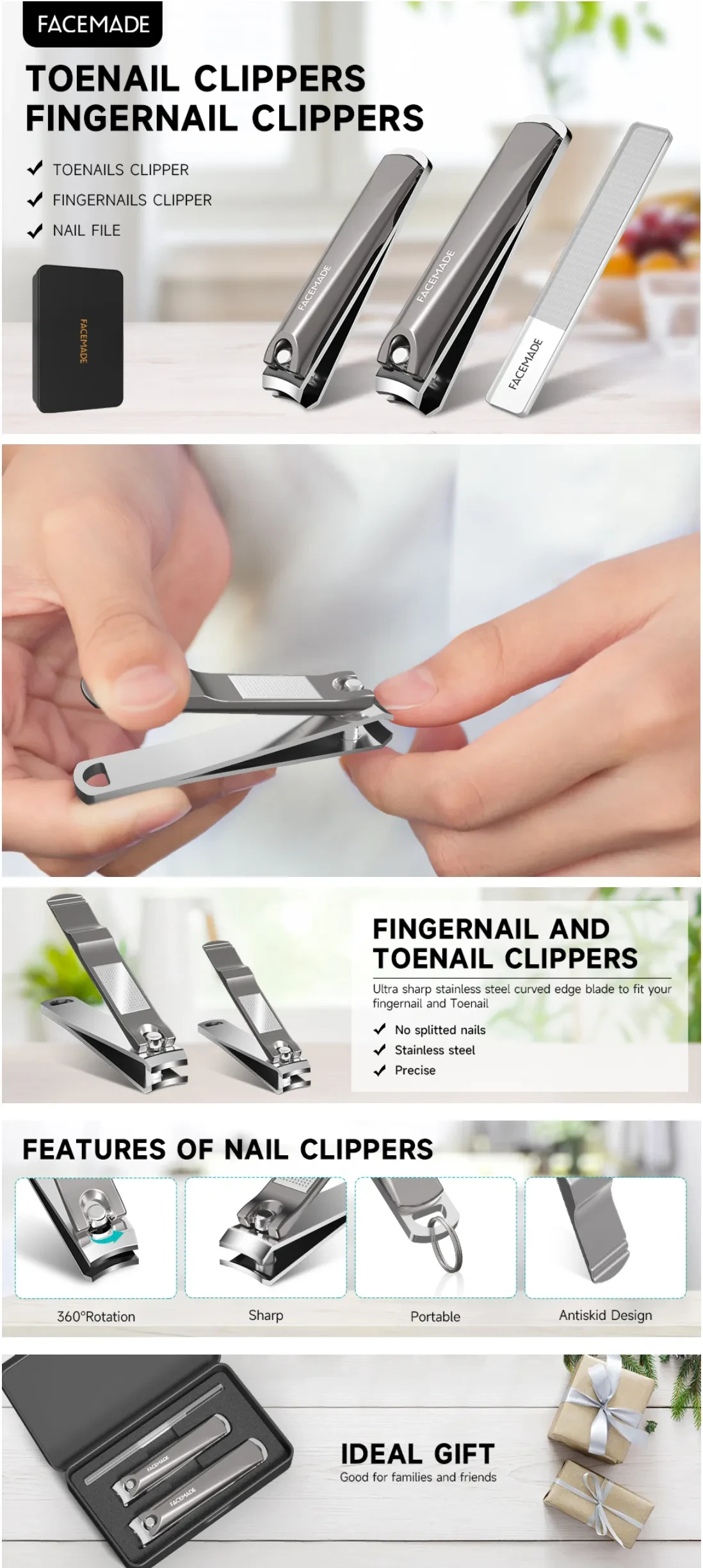 Amazon.com : Trim Easy Hold Fingernail Clipper, 1 Ea, 1count : Trim  Easyhold Toenail Clipper : Beauty & Personal Care