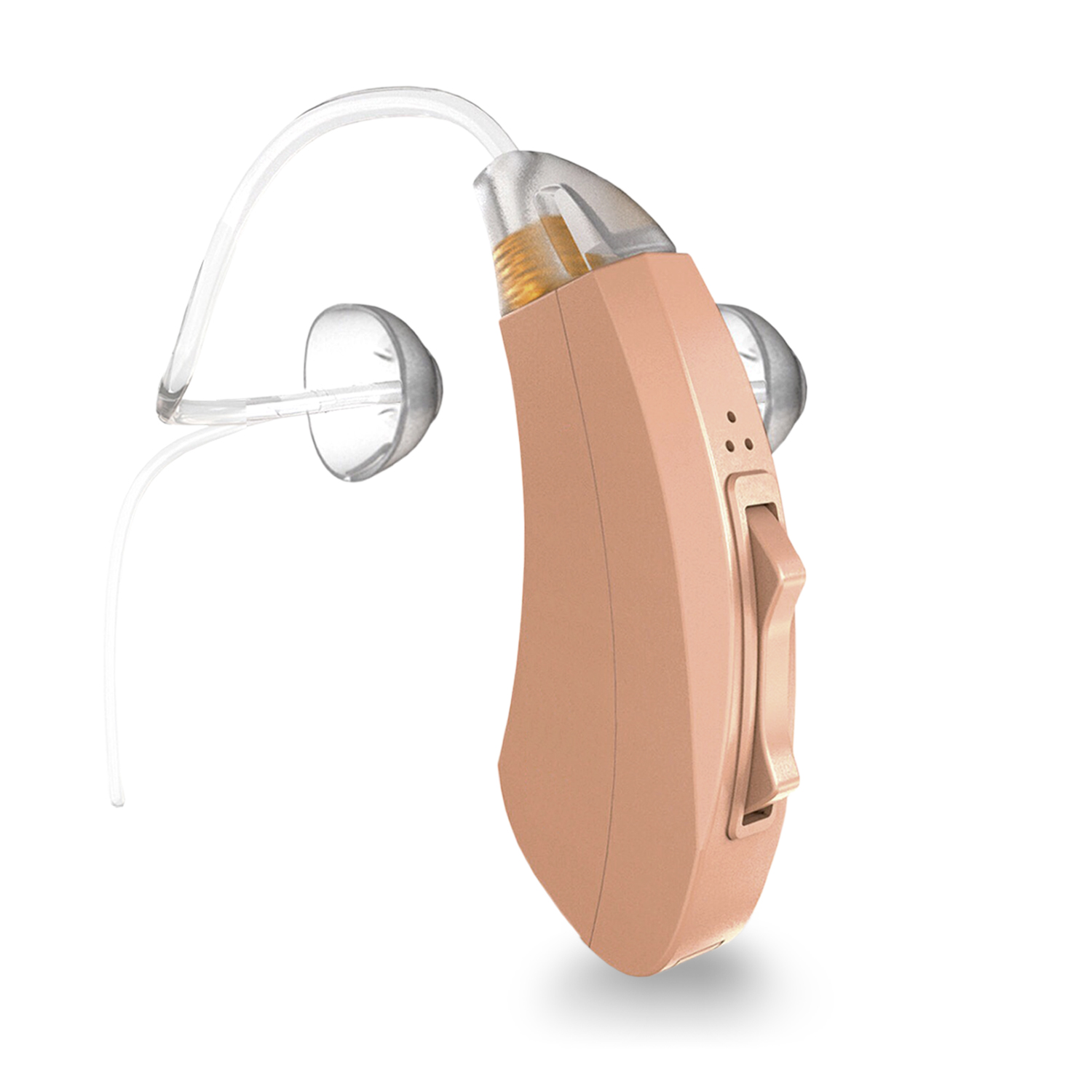 Otofonix Elite Hearing Aid For Adults And Seniors Noise Canceling 100 Digital Right Ear Beige